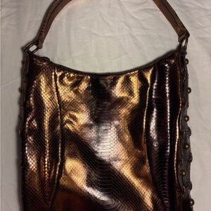Donald J. Pliner Shimmering Copper Hobo Bag